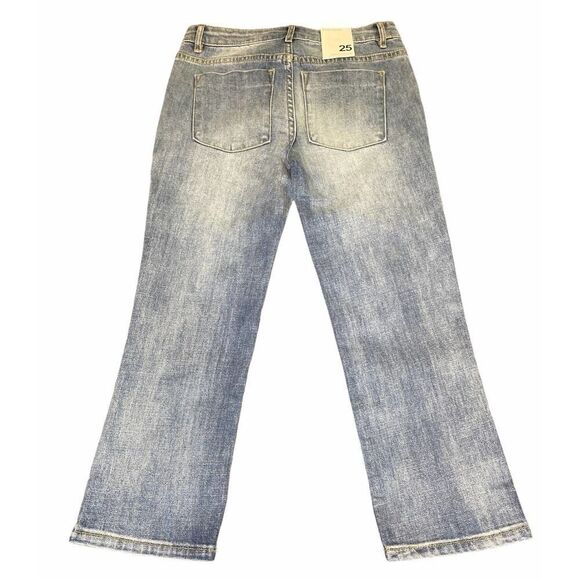 Alice + Olivia Tasha HW Cropped Jean 25 NWT - Picture 1 of 5